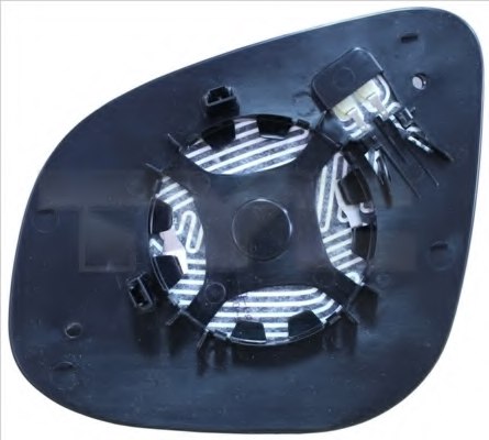 TYC 328-0204-1 Mirror Glass, outside mirror